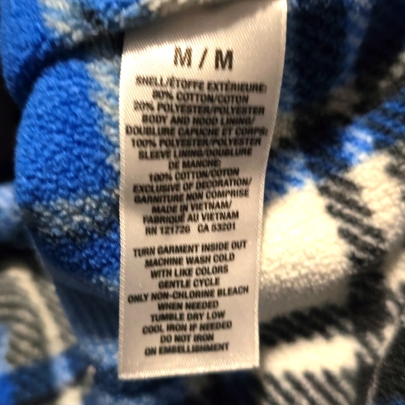 Aeropostale Classic Zip up Black Hooded Sweat Jacket Men's Size Medium - Picture 15 of 16